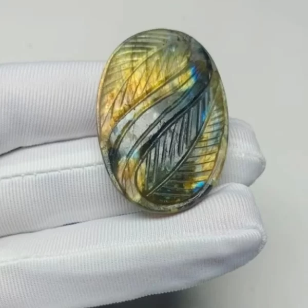 Natural Labradorite Gemstone - 74.40 Carats